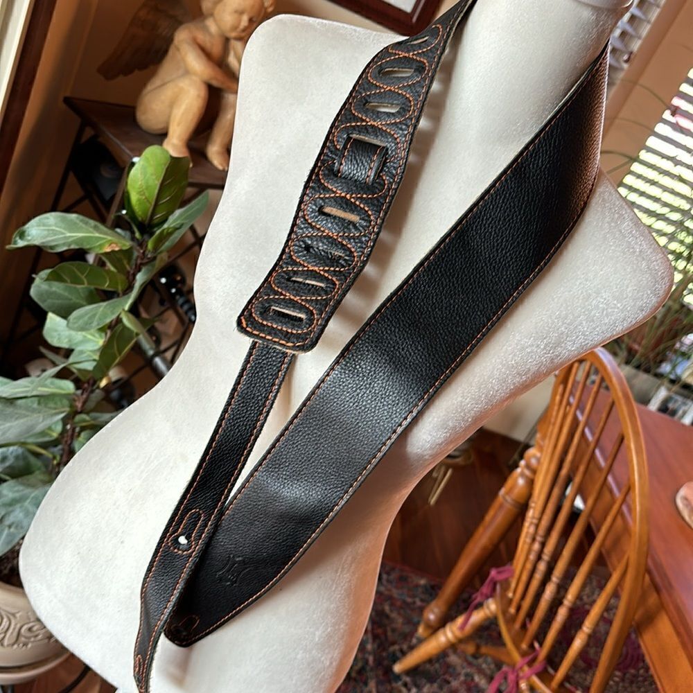 Levy's Leather Suede Backed Guitar Strap